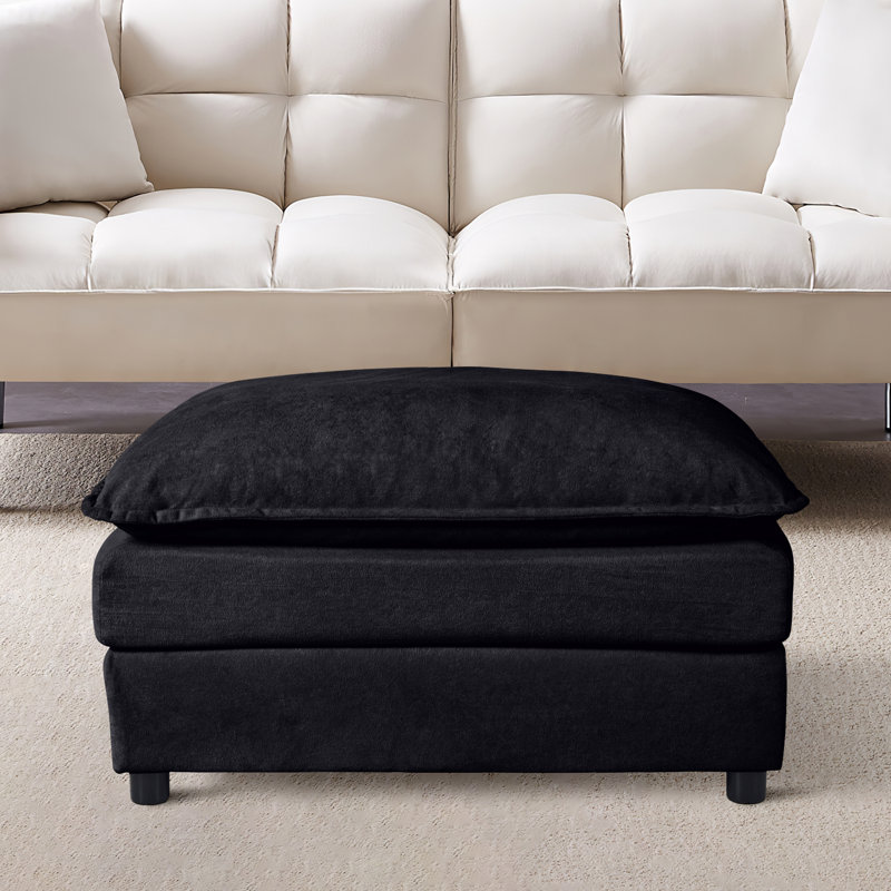Repose-pieds 35,43 po, Noir