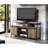 Rustic Style Sliding Door Tv Stand For 58-Inch Televisions Modern Television Screens