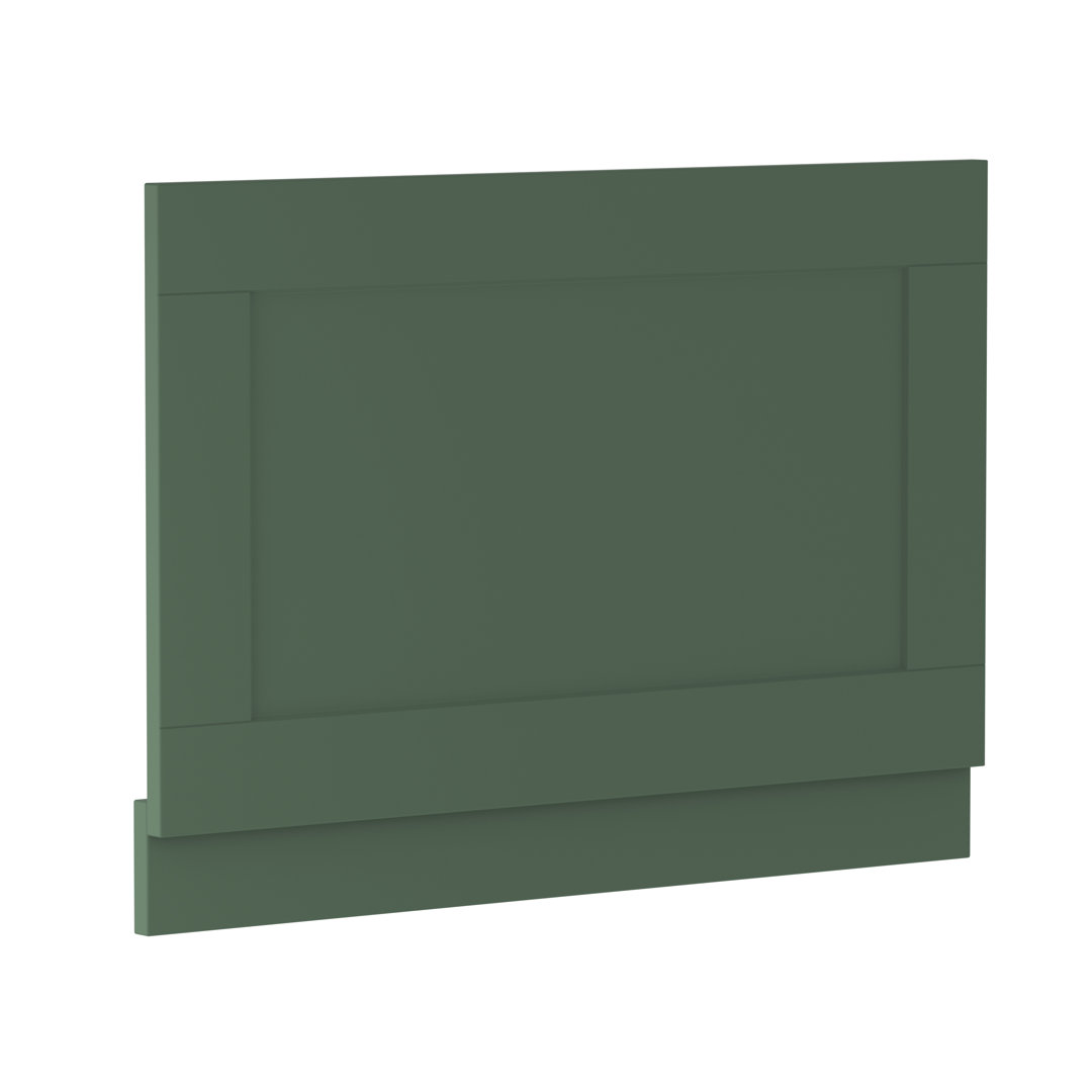 Old London Straight Bath End Panel - 800mm - Hunter Green - MDF Vinyl Textured Woodgrain - Image 3