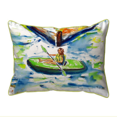 Eva Outdoor Reversible Throw Pillow