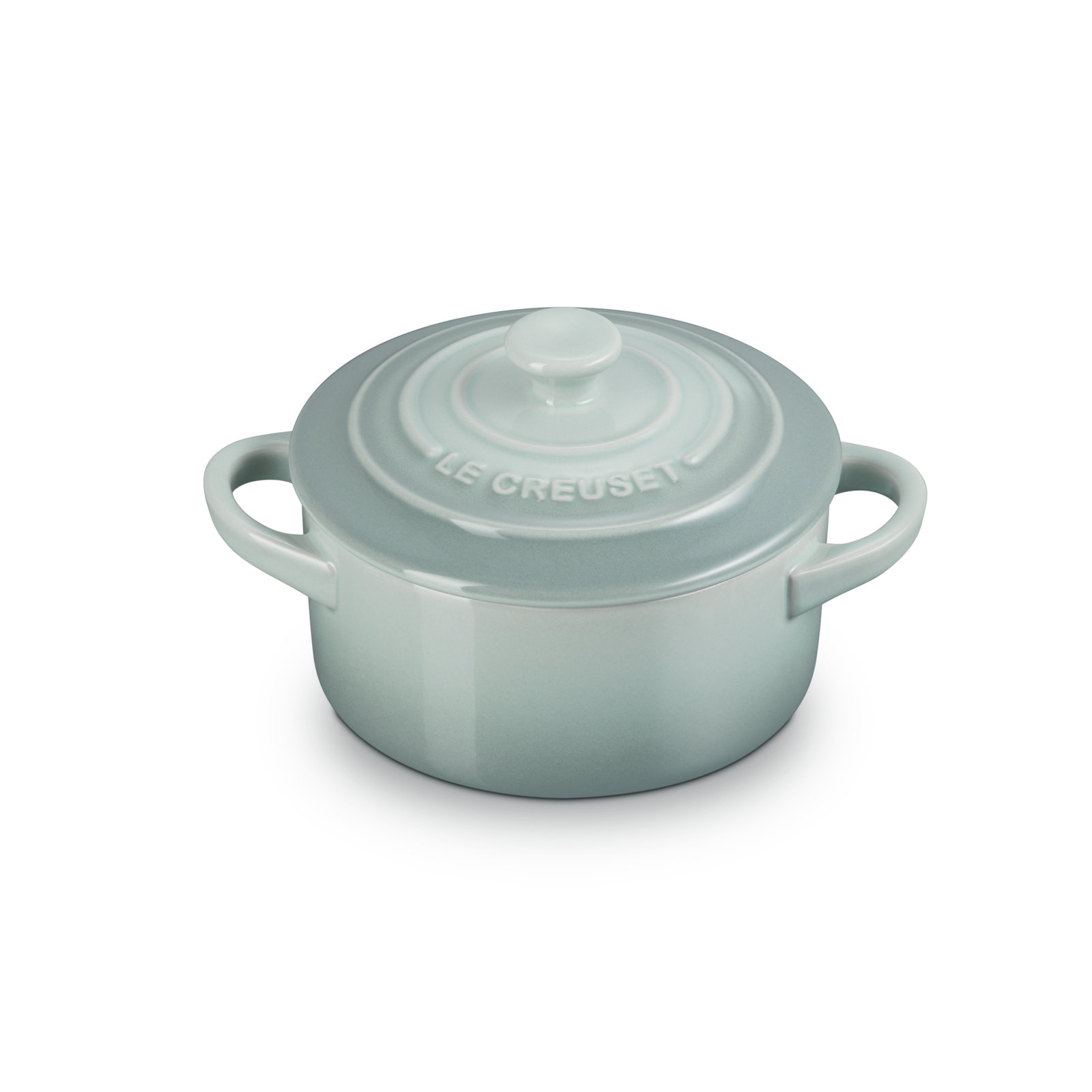 Le Creuset Stoneware Mini Cocotte, Sea Salt