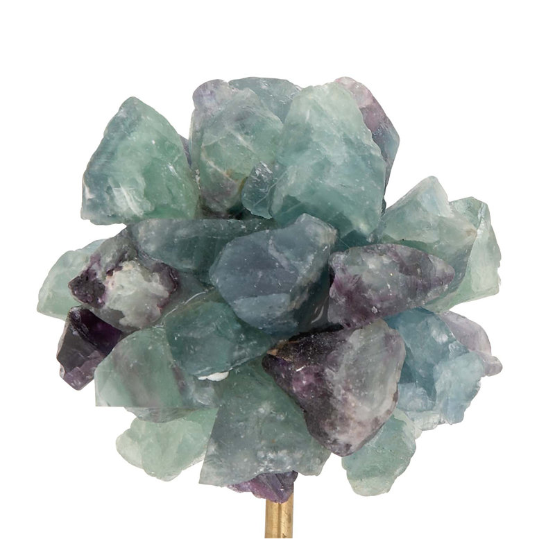 Boho Fluorite Crystal Sculpture