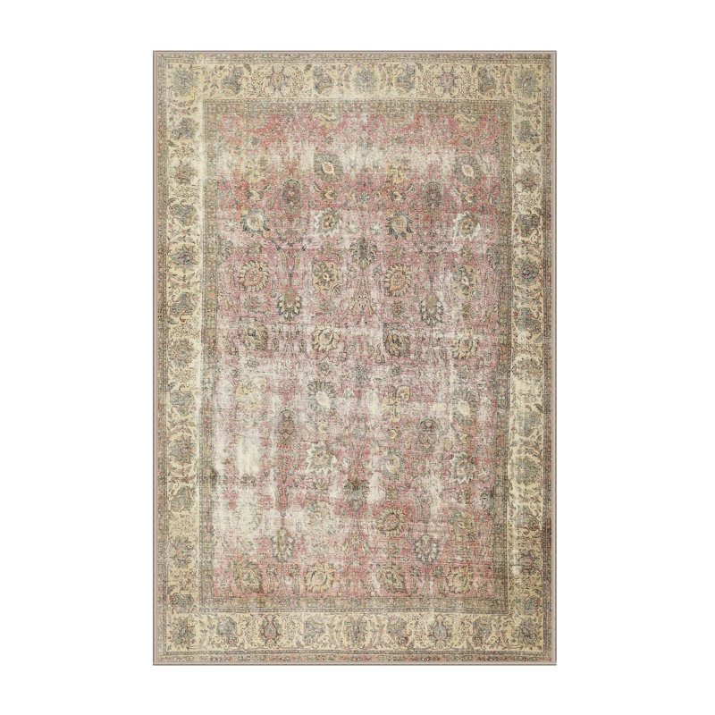 Tapis oriental beige / brun, Rectangle 5 pi x 7 pi