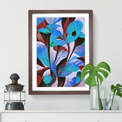 Modern Abstract Floral No.5 - Framed Print
