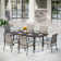 Argyri 6 - Person Metal Patio Dining Set with Extendable Rectangular Table