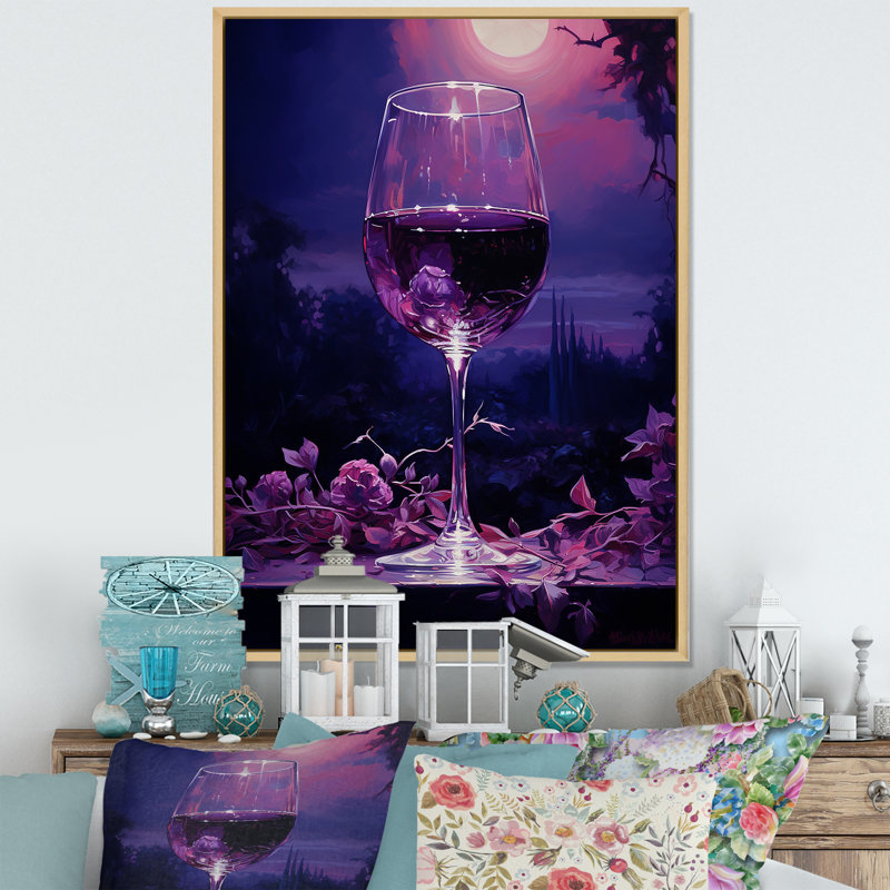 " Shiraz Silhouette ", Natural Floater Framed, 20" H x 12" W