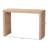 Caleta Colandra Modern Bohemian Seagrass and Wood Console Table