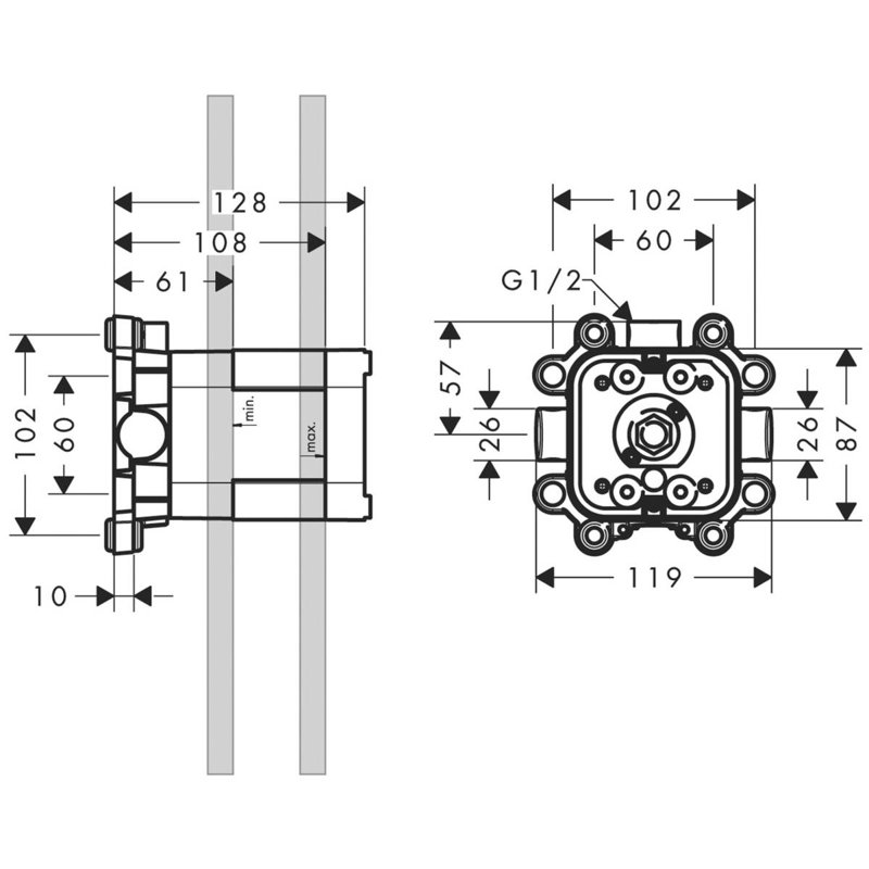 Axor Starck Shower Valve