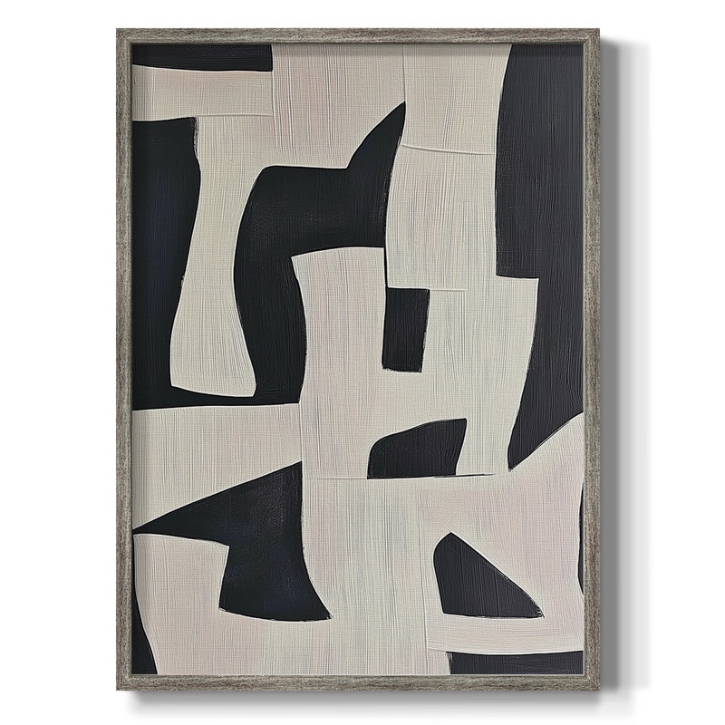 Série ABSTRACT DCI, reproduction encadrée - bois massif, H 11 po x l 9 po