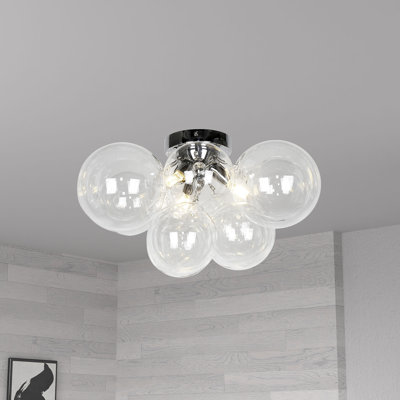 Marigny Glass Flush Mount