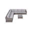Ensemble de conversation pour 6 personnes avec coussins Biles Wicker-373743959