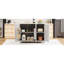 Îlot de cuisine moderne avec placage en bois de frêne et placage de chariot de bord de mer-538716582