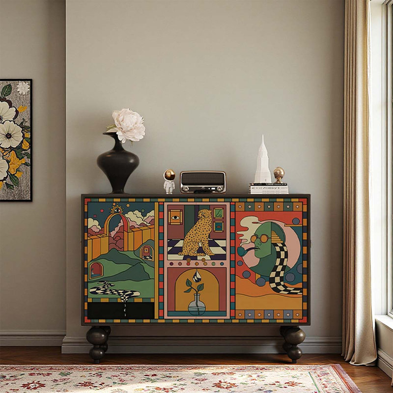 Artistique - Cabinet abstrait noir