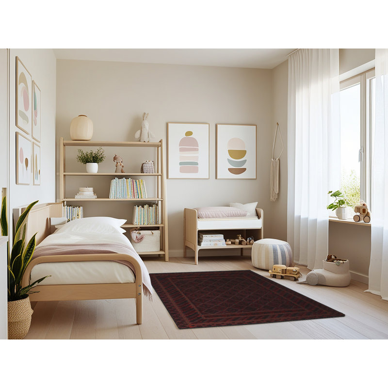 Tapis brun Southwestern, Rectangle 3 pi x 5 pi