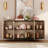 Maisonet Modern Sideboard Buffet Cabinet With 4 Doors, Multifunctional Sideboard With Large Storage And T-Shaped Legs, Coffee Bar Cabinet Storage Cabinet For Kitchen, Dining Living Room-114234454