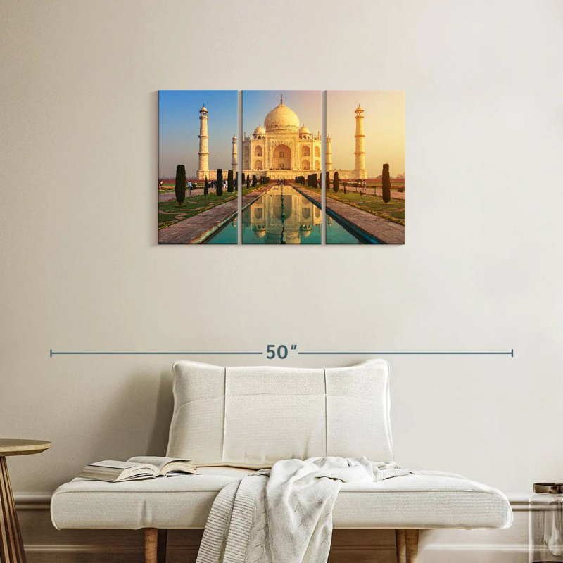 Adella Taj Mahal Reflection, 20" H x 33" W