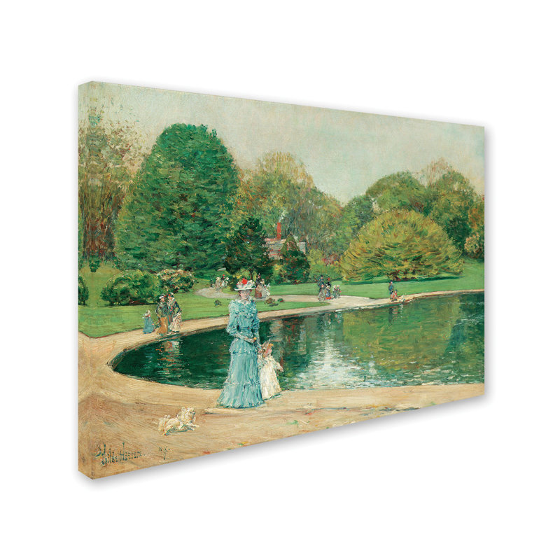 «Central Park» par Kint, reproduction d'art sur toile tendue, H 14 po x l 19 po x P 2 po