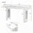 Narrow Console Table with Rattan Accent, Wood Finish Entryway Table with Storage Drawers, Stylish Rustic Sofa Table for Living Room and Hallway -1965577707