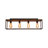 Delcina Industrial Rectangle Cage Flush Mount-639880919