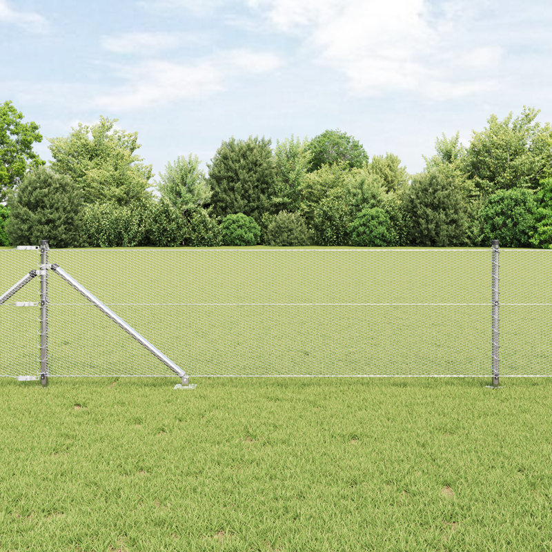 Hexagon Fence Galvanised Steel, 60cm H x 5000cm W