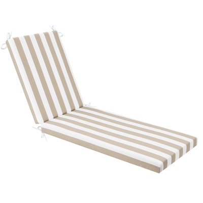 Méridienne Coussin de chaise longue d'extérieur en oléfine imperméable résistant à la décoloration