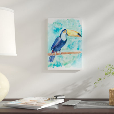 « doux oiseau », reproduction sur toile