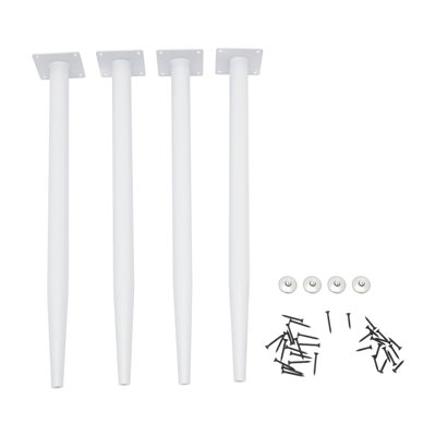 4PCS Table Legs With Mounting Screws