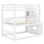 Lit superposé triple avec compartiments de rangement pour escalier-2098325201