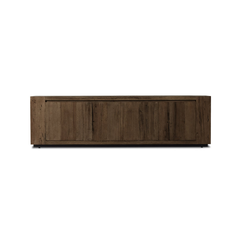 Abaso Media Console Table, Brown