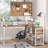 55" L-Shaped Desk - Space-Saving Corner Workstation-1898826435