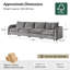 Canapé modulaire moderne avec rangement Terencio-543299964-543299962