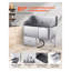 Baignoire de toilettage pour chien en acier inoxydable de 61 po avec rampe pliable, robinet d'eau chaude et froide et armoire de rangement VEVOR