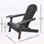 Mobilier de détente portatif en bois d'acacia de style rustique pour l'extérieur