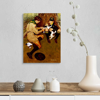 «Friend In Need», art mural sur toile