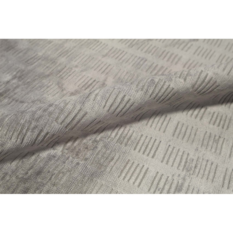 Tapis argent noué à la main de haute qualité