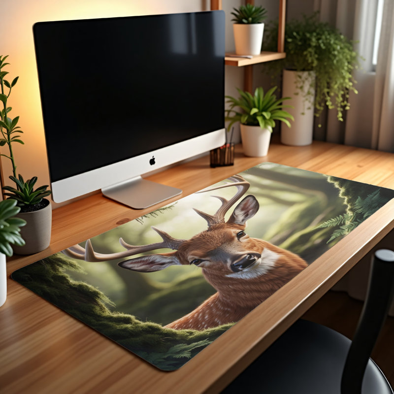 Polyester Desk Pad, 14.4x12.1