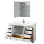Ensemble de meuble-lavabo simple 60 "avec miroir Deborah-97759009-97759008