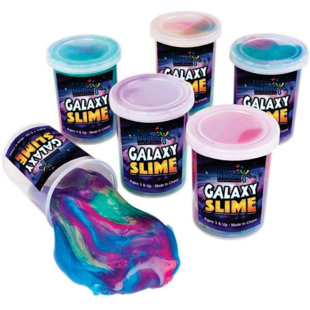 2 Slim Time Slime Kits Includes Glue and Glitter & Glitter Pens