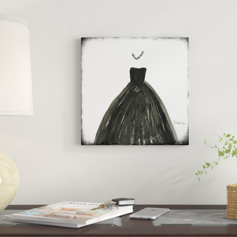 « black commode iii », reproduction d’impression sur toile, H 12 po x l 12 po x P 0,75 po