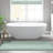 20X30" 100% Cotton 3000 Gsm Medium Pile 0.5" Reversible Heavyweight Bath Rug Non - Slip-668238241-668238262