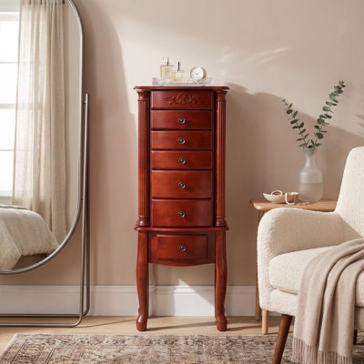 Adona 15.75'' Wide Freestanding Jewelry Armoire