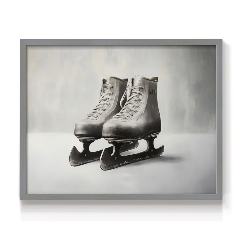 Art de Noël - DCCCLXV III - Reproduction encadrée - Restickable, H 11 po x l 14 po, Gris