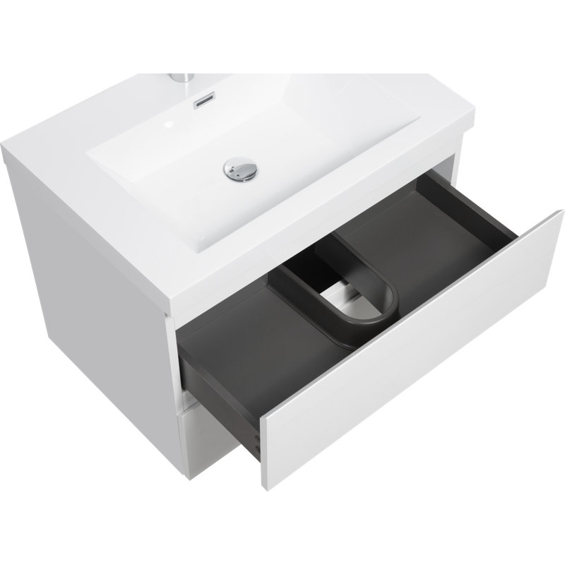Ensemble de meuble-lavabo simple avec plateau 29,53 Aredale