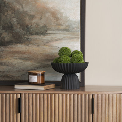 Ciaran Fluted Textured Metal Decorative Bowl