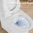 One Ceramic Toilet, 1.1/1.6 Elongated, Comfort Height, White, & , Stable Close Seat T039wt Smooth