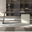 Bureau italien en pierre frittée et en métal avec tiroirs Italian Minimalist-1391234746