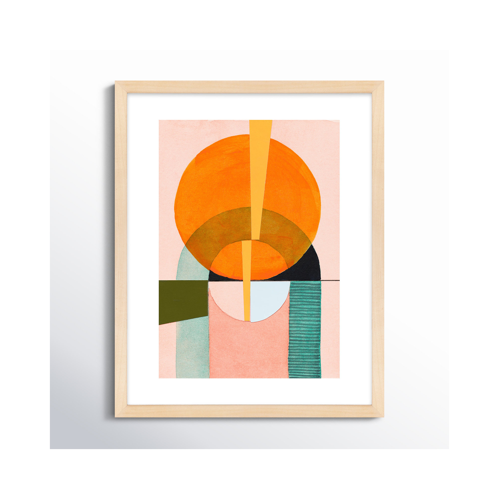 Composition Nr. 5 by Allison Rietta, Maple, 30" H x 24" W x 1.25" D