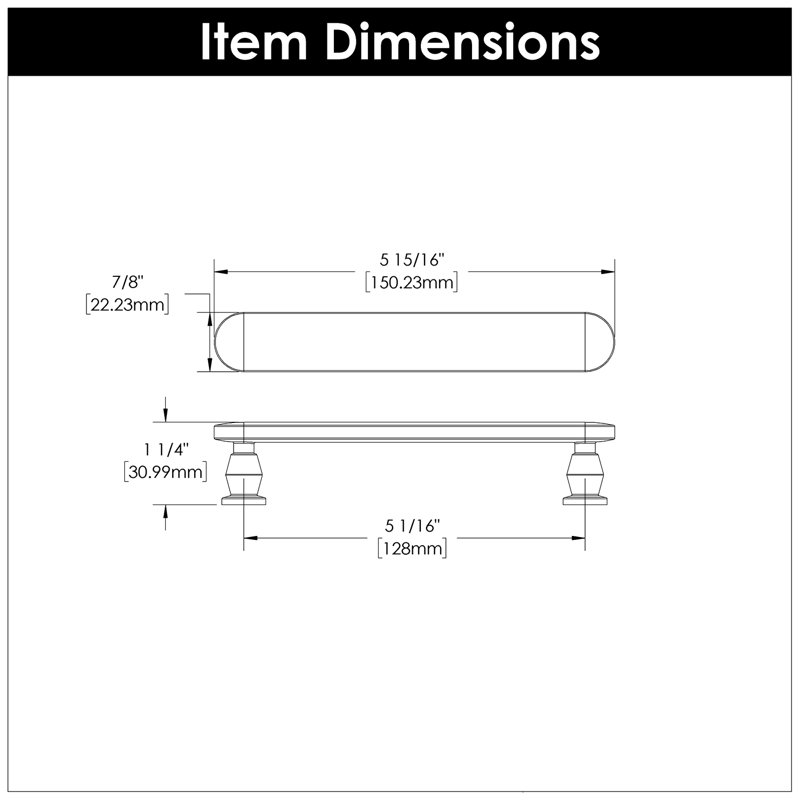 Anders 3 3/4'' Centre Bar Pull, Satin Nickel, 5.06