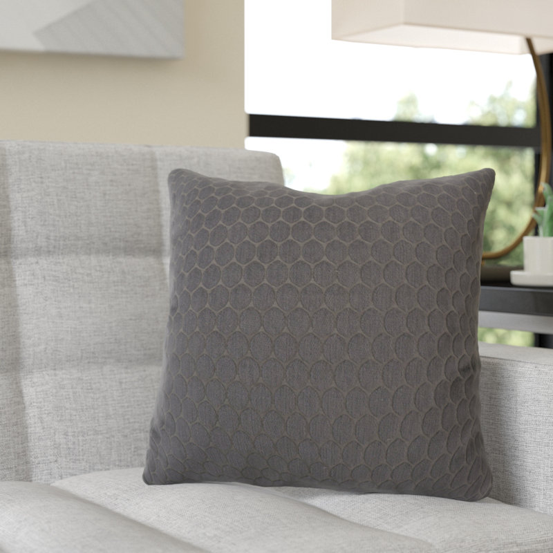  Throw Pillow, 20" x 20", Down, Neutral Sand