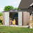 10 Ft. W X 8 Ft. D Metal Storage Shed With Metal Base Frame Kit-125529632-125529633